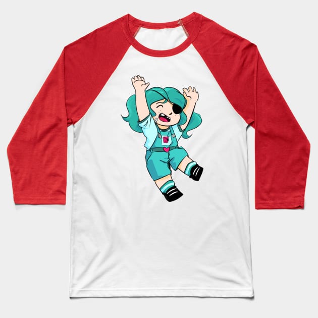 chibi whirl Baseball T-Shirt by inkpocket